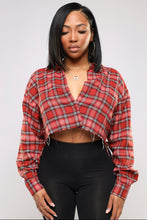 Load image into Gallery viewer, BB cropped flannel I
